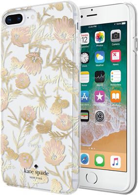 Flexible Hardshell Case for iPhone 8 Plus/7 Plus - Blossom Pink/Gold with  Gems | Verizon