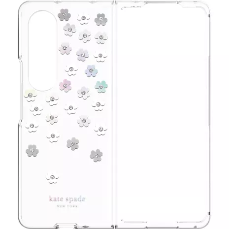 kate spade new york Protective Hardshell Case for Galaxy Z Fold4 - Scattered Flowers