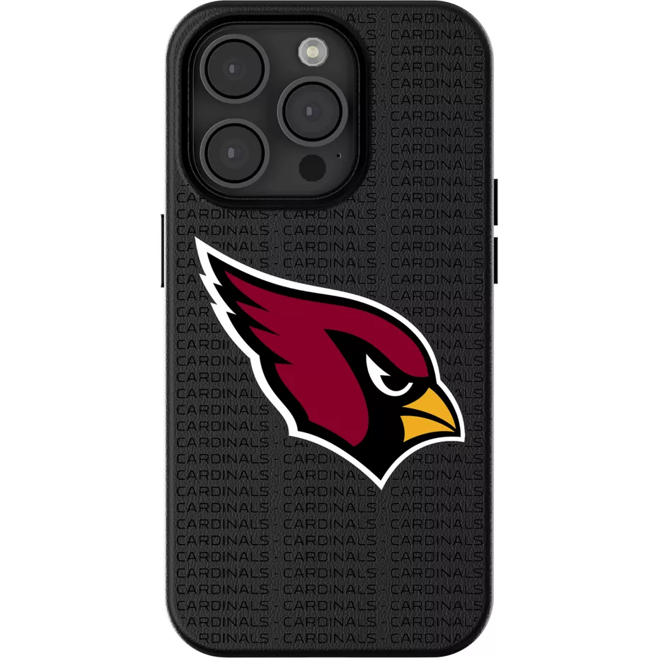 Keyscaper NFL Team Text Backdrop Case with MagSafe for iPhone 15 - Arizona Cardinals | Verizon