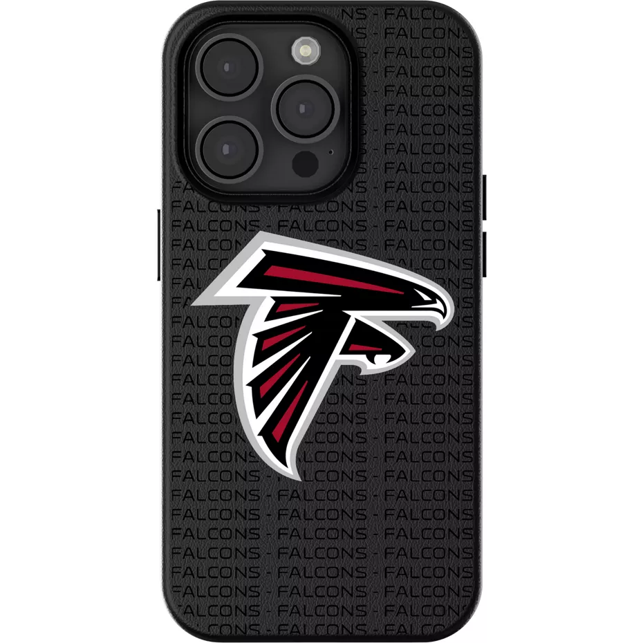 Keyscaper NFL Team Text Backdrop Case with MagSafe for iPhone 15 - Atlanta Falcons | Verizon