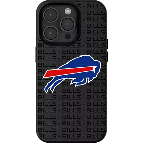 Keyscaper NFL Team Text Backdrop Case with MagSafe for iPhone 15 - Buffalo Bills