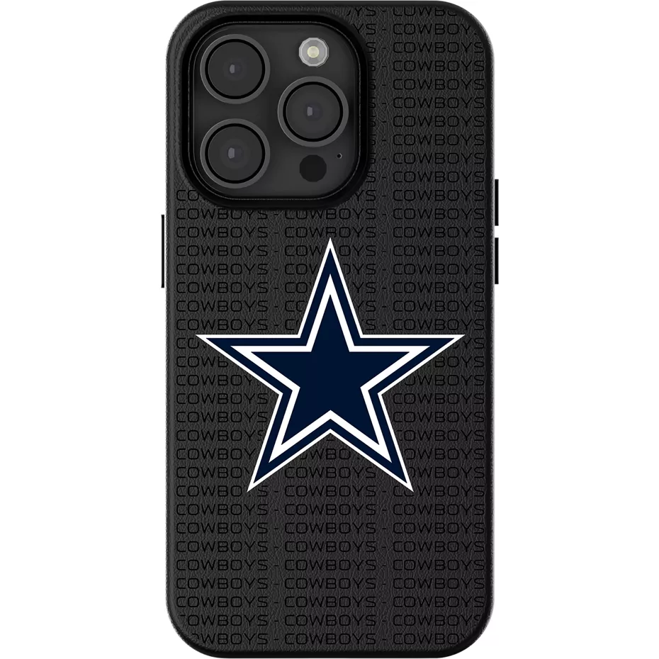 Keyscaper NFL Team Text Backdrop Case with MagSafe for iPhone 15 - Dallas Cowboys | Verizon