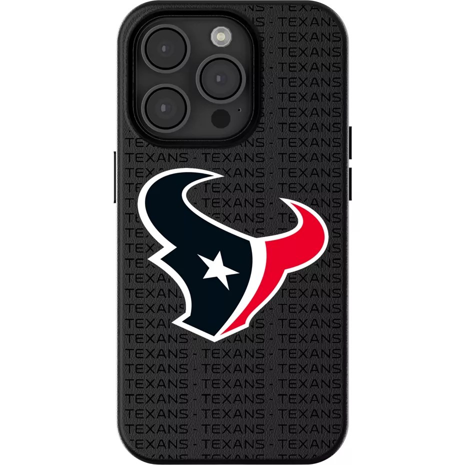 Keyscaper NFL Team Text Backdrop Case with MagSafe for iPhone 15 - Houston Texans | Verizon