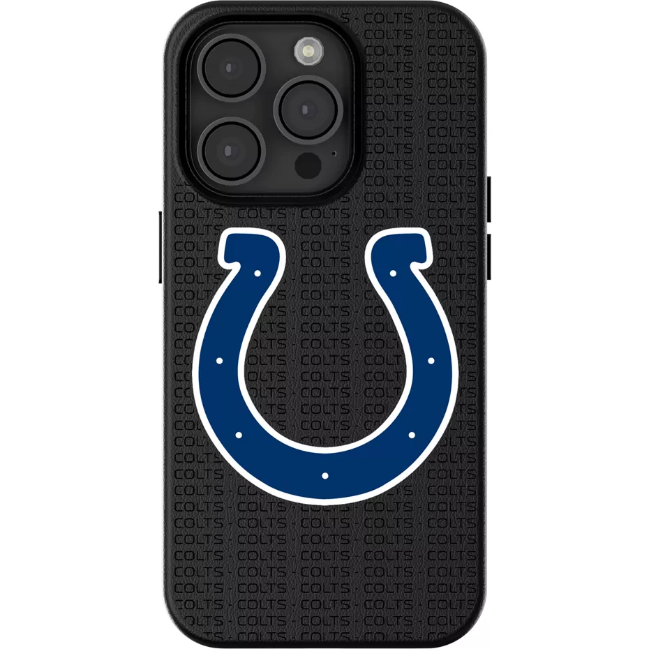 Keyscaper NFL Team Text Backdrop Case with MagSafe for iPhone 15 - Indianapolis Colts | Verizon