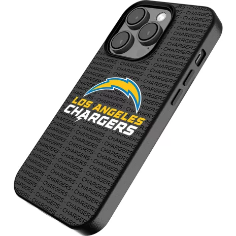 Keyscaper NFL Team Text Backdrop Case with MagSafe for iPhone 15 - Los Angeles Chargers