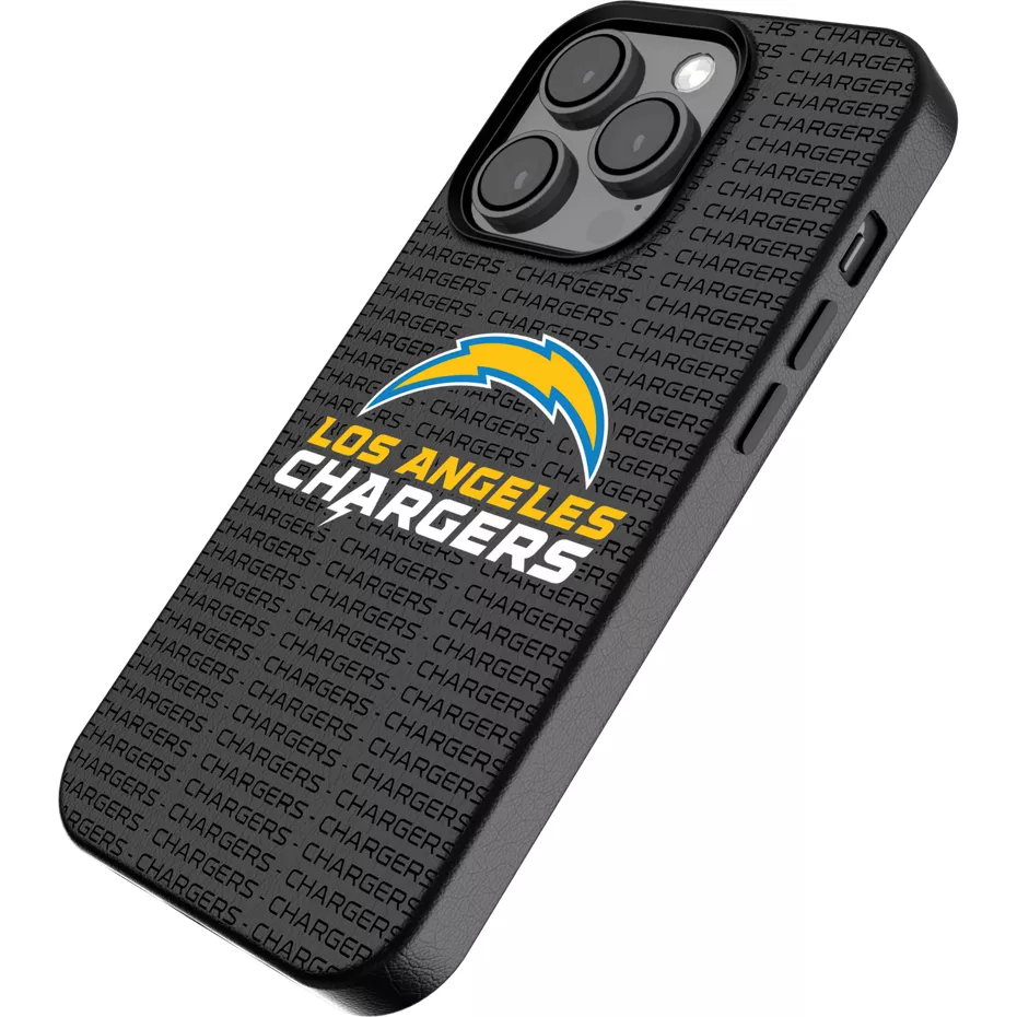 Keyscaper NFL Team Text Backdrop Case with MagSafe for iPhone 15 - Los Angeles Chargers | Verizon