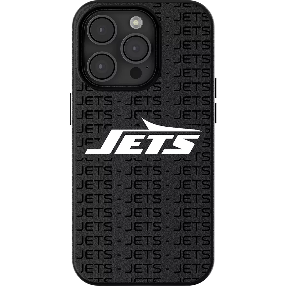 Keyscaper NFL Team Text Backdrop Case with MagSafe for iPhone 15 - New York Jets | Verizon