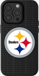 NFL Team Text Backdrop Case with MagSafe for iPhone 15 - Pittsburgh Steelers