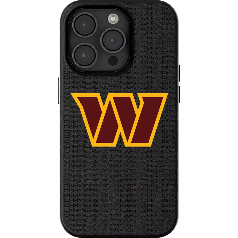 Keyscaper NFL Team Text Backdrop Case with MagSafe for iPhone 15 - Washington Commanders | Verizon