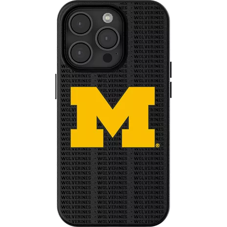 Keyscaper Text Backdrop Case with MagSafe for iPhone 16 Pro Max - University of Michigan