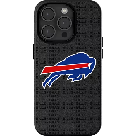 Keyscaper NFL Team Text Backdrop Case with MagSafe for iPhone 16 Pro Max - Buffalo Bills