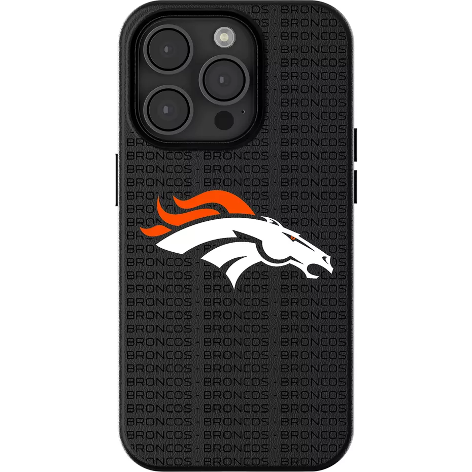 Keyscaper NFL Team Text Backdrop Case with MagSafe for iPhone 16 Pro Max - Denver Broncos | Verizon