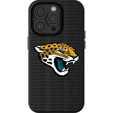 Keyscaper NFL Team Text Backdrop Case with MagSafe for iPhone 16 Pro Max - Jacksonville Jaguars