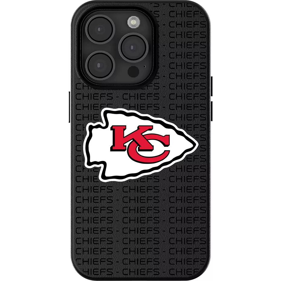 Keyscaper NFL Team Text Backdrop Case with MagSafe for iPhone 16 Pro Max - Kansas City Cheifs | Verizon
