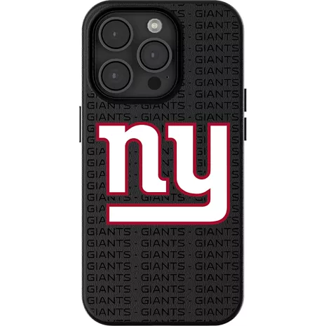 Keyscaper NFL Team Text Backdrop Case with MagSafe for iPhone 16 Pro Max - New York Giants