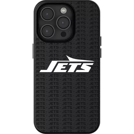 Keyscaper Funda NFL Team Text Backdrop con MagSafe para el iPhone 16 Pro Max - New York Jets