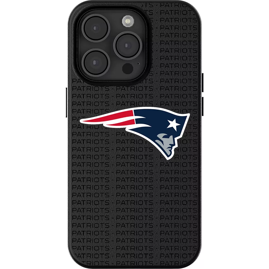 Keyscaper NFL Team Text Backdrop Case with MagSafe for iPhone 16 Pro Max - New England Patriots | Verizon