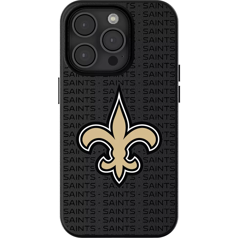 Keyscaper NFL Team Text Backdrop Case with MagSafe for iPhone 16 Pro Max - New Orleans Saints | Verizon