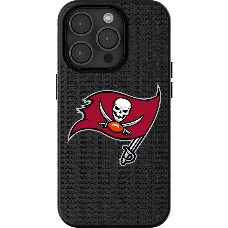 Keyscaper NFL Team Text Backdrop Case with MagSafe for iPhone 16 Pro Max - Tampa Bay Buccaneers | Verizon