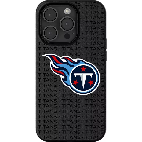 Keyscaper NFL Team Text Backdrop Case with MagSafe for iPhone 16 Pro Max - Tennessee Titans