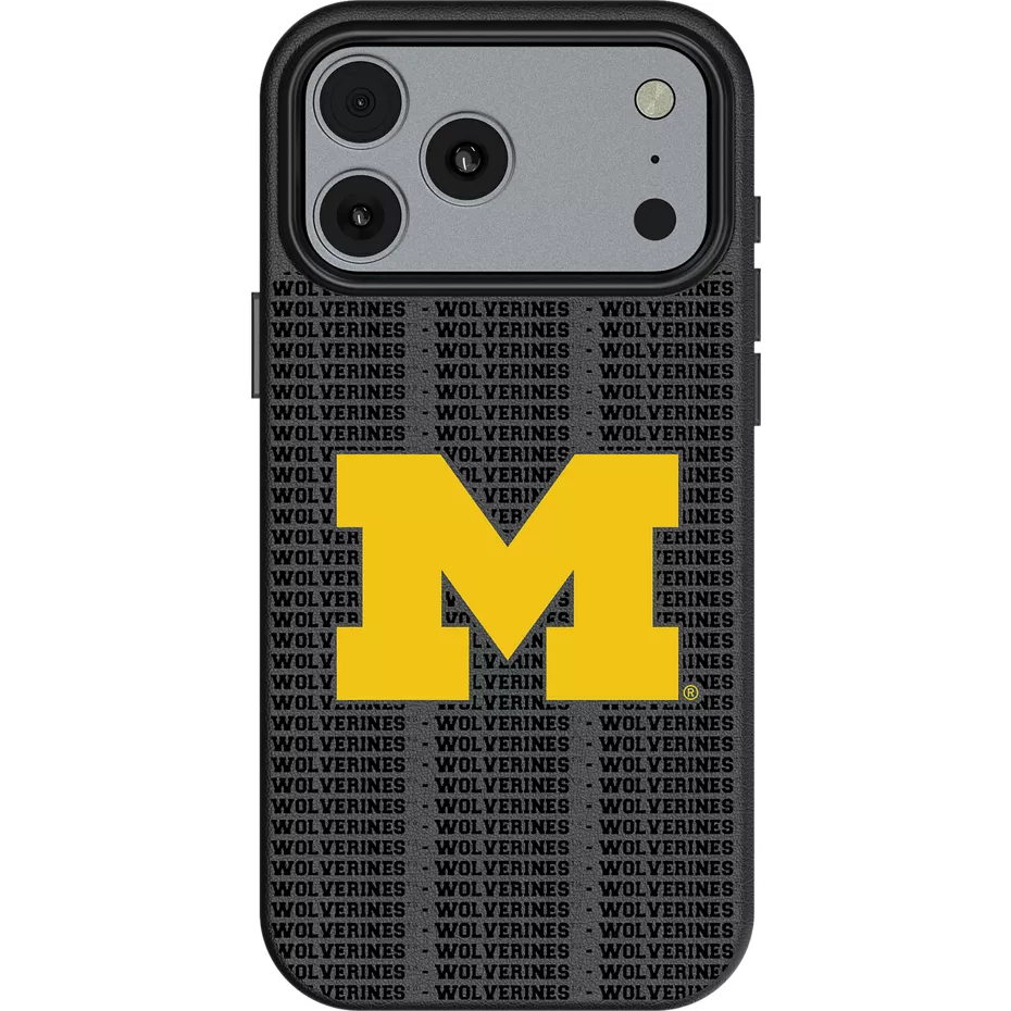 Keyscaper Text Backdrop Case with MagSafe for iPhone 17 Pro Max - University of Michigan | Verizon