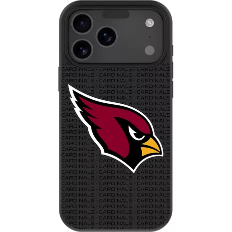 Keyscaper NFL Team Text Backdrop Case with MagSafe for iPhone 17 Pro Max - Arizona Cardinals
