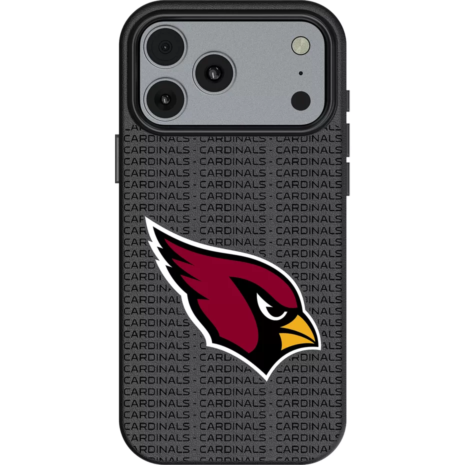 Keyscaper NFL Team Text Backdrop Case with MagSafe for iPhone 17 Pro Max - Arizona Cardinals | Verizon