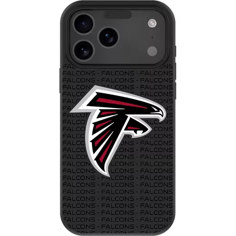 Keyscaper NFL Team Text Backdrop Case with MagSafe for iPhone 17 Pro Max - Atlanta Falcons