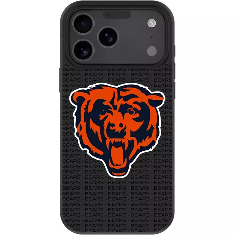 Keyscaper NFL Team Text Backdrop Case with MagSafe for iPhone 17 Pro Max - Chicago Bears