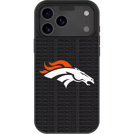 Keyscaper NFL Team Text Backdrop Case with MagSafe for iPhone 17 Pro Max - Denver Broncos