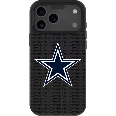 Keyscaper NFL Team Text Backdrop Case with MagSafe for iPhone 17 Pro Max - Dallas Cowboys
