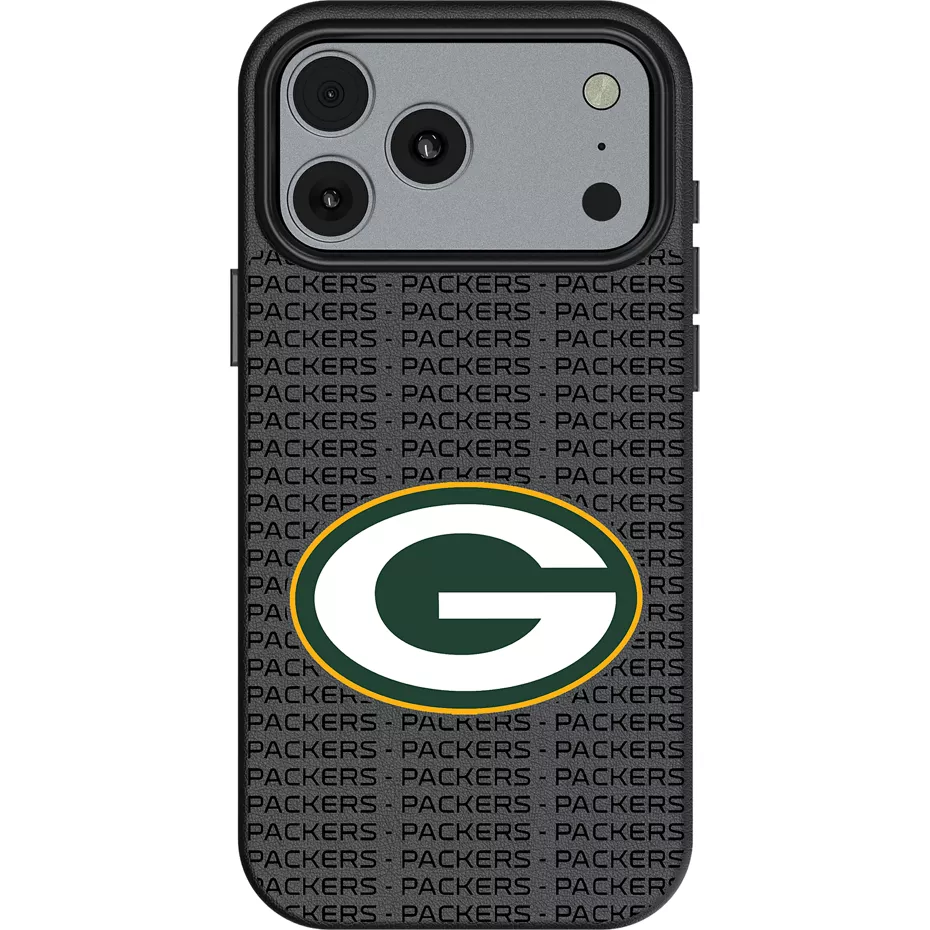 Keyscaper NFL Team Text Backdrop Case with MagSafe for iPhone 17 Pro Max - Green Bay Packers | Verizon
