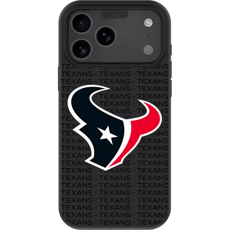 Keyscaper NFL Team Text Backdrop Case with MagSafe for iPhone 17 Pro Max - Houston Texans