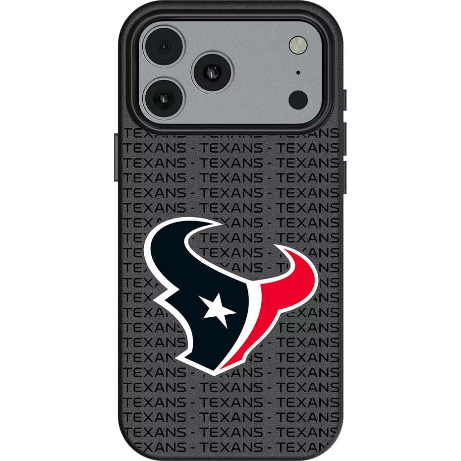 Keyscaper NFL Team Text Backdrop Case with MagSafe for iPhone 17 Pro Max - Houston Texans | Verizon