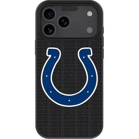 Keyscaper NFL Team Text Backdrop Case with MagSafe for iPhone 17 Pro Max - Indianapolis Colts