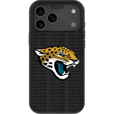 Keyscaper NFL Team Text Backdrop Case with MagSafe for iPhone 17 Pro Max - Jacksonville Jaguars