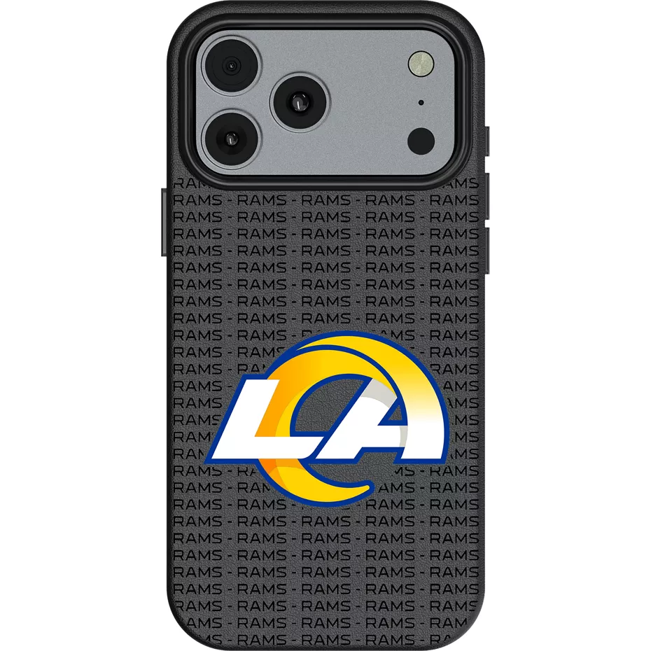 Keyscaper NFL Team Text Backdrop Case with MagSafe for iPhone 17 Pro Max - Los Angeles Rams | Verizon
