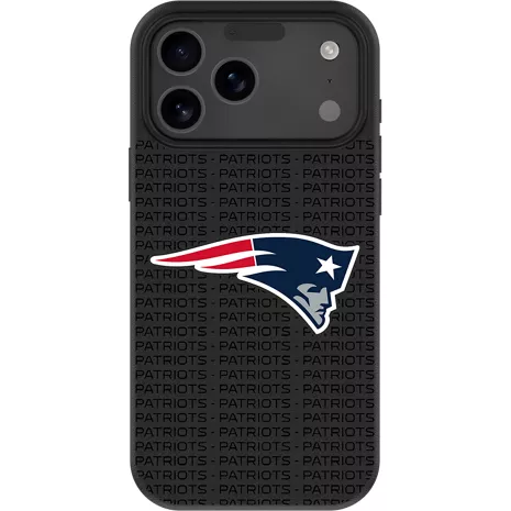 Keyscaper NFL Team Text Backdrop Case with MagSafe for iPhone 17 Pro Max - New England Patriots