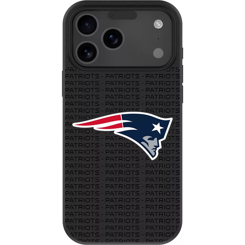 Keyscaper NFL Team Text Backdrop Case with MagSafe for iPhone 17 Pro Max - New England Patriots | Verizon