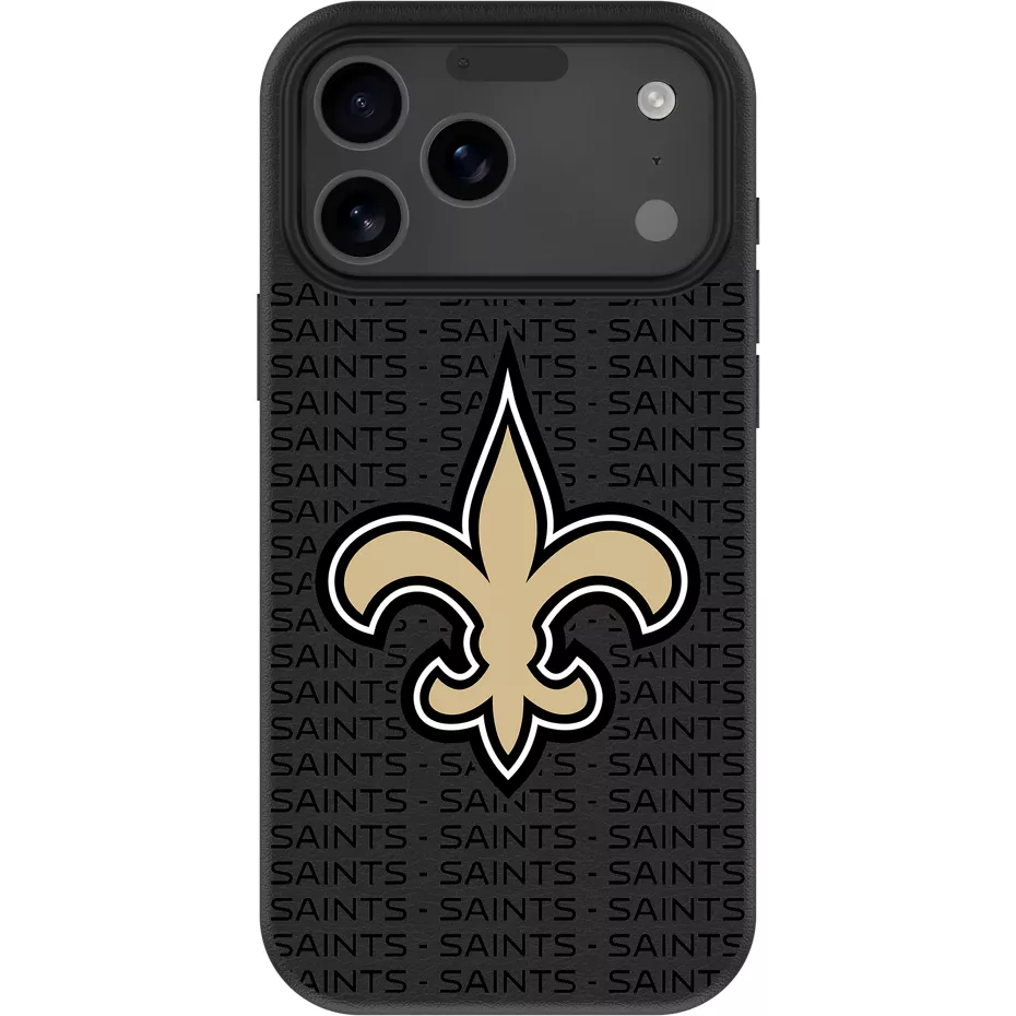 Keyscaper NFL Team Text Backdrop Case with MagSafe for iPhone 17 Pro Max - New Orleans Saints | Verizon