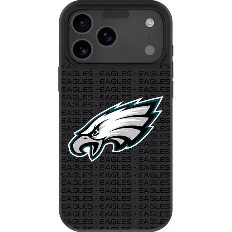 Keyscaper NFL Team Text Backdrop Case with MagSafe for iPhone 17 Pro Max - Philadelphia Eagles