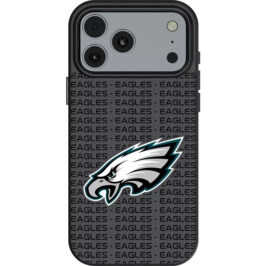 Keyscaper NFL Team Text Backdrop Case with MagSafe for iPhone 17 Pro Max - Philadelphia Eagles | Verizon