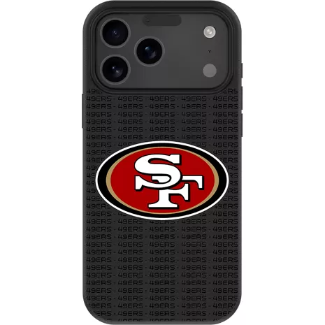 Keyscaper NFL Team Text Backdrop Case with MagSafe for iPhone 17 Pro Max - San Francisco 49ers