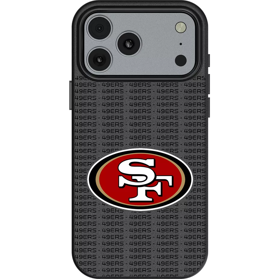 Keyscaper NFL Team Text Backdrop Case with MagSafe for iPhone 17 Pro Max - San Francisco 49ers | Verizon