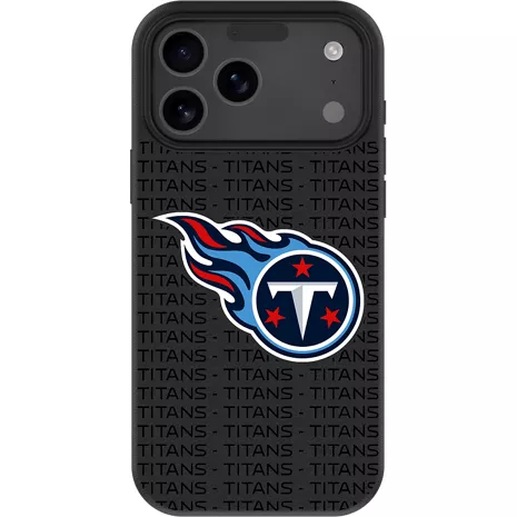 Keyscaper NFL Team Text Backdrop Case with MagSafe for iPhone 17 Pro Max - Tennessee Titans