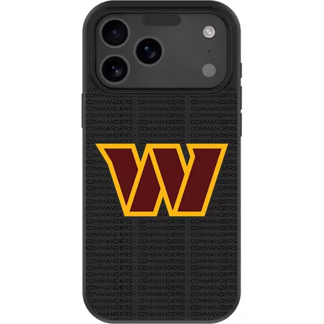 Keyscaper NFL Team Text Backdrop Case with MagSafe for iPhone 17 Pro Max - Washington Commanders