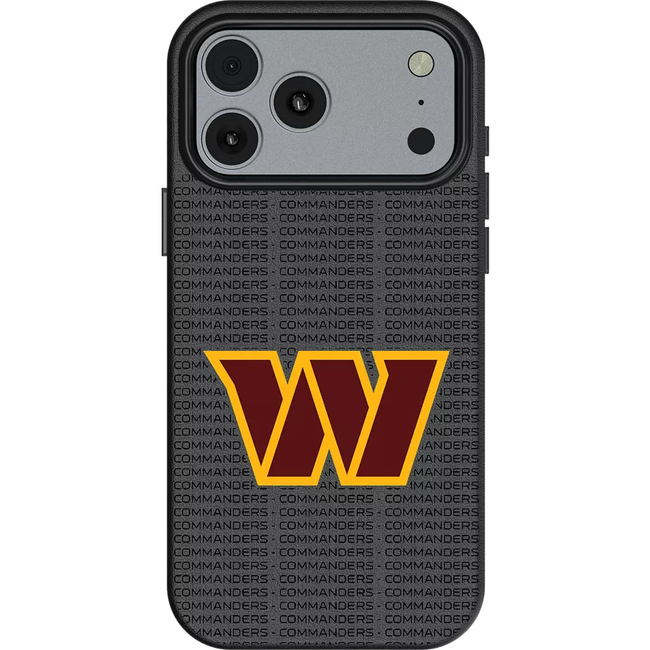 Keyscaper NFL Team Text Backdrop Case with MagSafe for iPhone 17 Pro Max - Washington Commanders | Verizon