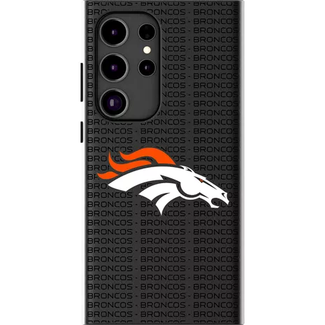 Keyscaper NFL Team Text Backdrop Case with Magnet for Galaxy S24 Ultra - Denver Broncos