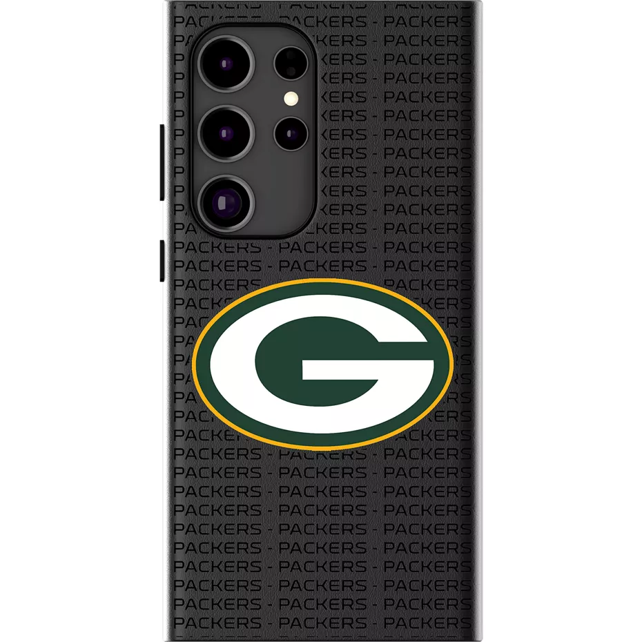 Keyscaper NFL Team Text Backdrop Case with Magnet for Galaxy S24 Ultra - Green Bay Packers | Verizon