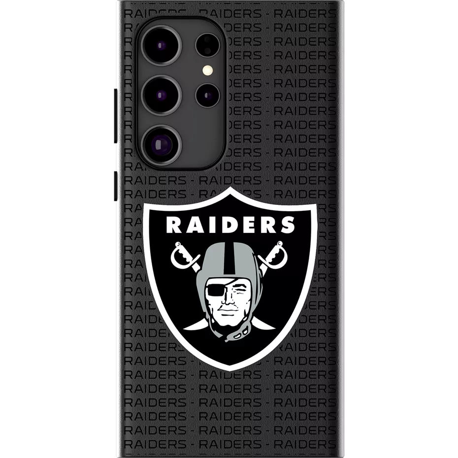 Keyscaper NFL Team Text Backdrop Case with Magnet for Galaxy S24 Ultra - Las Vegas Raiders | Verizon